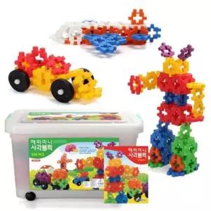 미니사각블럭 190000 해피 538PCS 만들기 해피 블럭