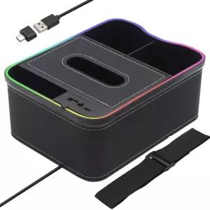 차량용 콘솔 수납함 고속충전기 무드등 C88 블랙박스 용컵홀더 자동차 용거치대 용품 정리 용충전기 용등