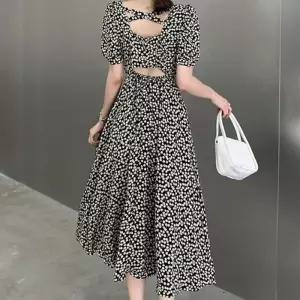 [신상오픈런]반팔원피스 에이라인 슬림핏 플레어 컷아웃 체리 (30486581)