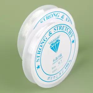 비즈공예부자재 우레탄줄 크리스탈텍 0. 7M m 끈 팔찌