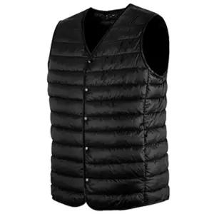 랜더스 겨울용 패딩조끼(LD90W) 블랙베스트 방한 남성 여성 심플 커플