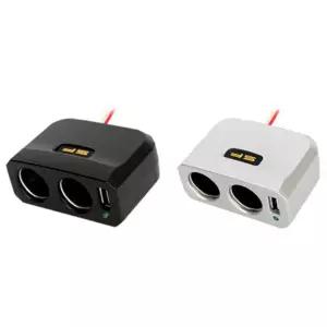 SF 삼진 토스 USB 2구소켓 블랙 멀티 충전자동차전기용품 각도조절 시거잭 2구 3구