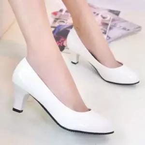 여자 구두 하이힐 신발 여성 펌프스 에나멜5cm 슬링백 여성화 여름 정장 베이직 미들