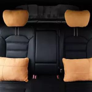 차량용 편안한 목쿠션 헤드레스트 베개용방석 사무실 스웨이드 받이 용안전벨 용에어 용한 쇼파 한용품 용