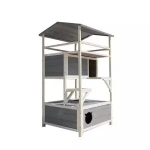 야외캣타워 고양이 고양이하우스 캣타워 대형 놀이터