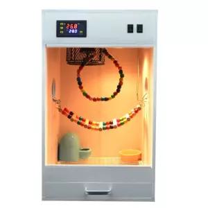 어린 앵무새 육추기 케이지 번식 일정한 사육장 온열 조류 새 보온 저소음 스마트 캐비닛