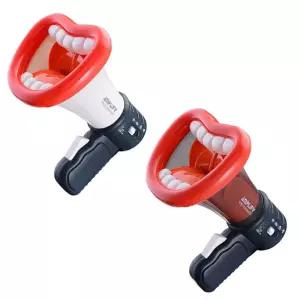 음성변조 충전식 메가폰 확성기 행사 MT응원용 용품 체육대회소품 파티도구 축구 아이템