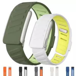 소프트 터치 실리콘 스포츠 플렉스 손목 밴드 WHOOP 4.0 / 5.0 5.0MG 호환 방수 및 땀 방지 교체용 시계 스