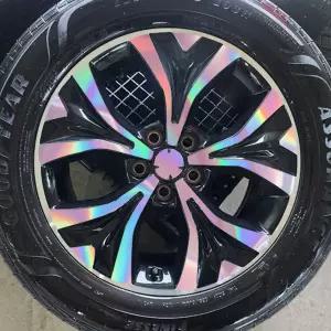 기아 제4세대 카니발 홀로그램 휠 튜닝 마스크 스티커스티커 스티커 익스테리어