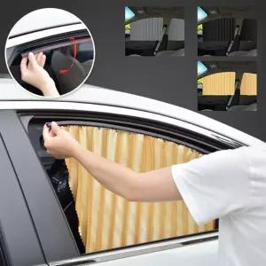 키밍 자석 차량용 햇빛가리개 창문 커튼 4종세트자동차단 용햇빛 용가리개 용블라인드 차박 캠핑용 용커튼