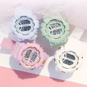 LED 남성 여성 방수 패션 컬러 디지털 전자 손목 시계 스포츠 디지탈 캐주얼