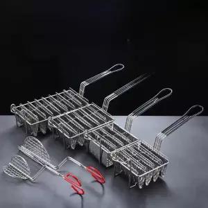 튀김 바구니 타코 튀김기 또띠아 몰드 바스켓 접시 요리