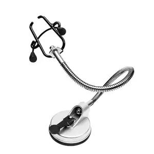 강력 흡착식 부착 자바라 편한 드라이기 거치대 홀더 스텐형 반려동물목욕 헤어 견털말리 라이 고정