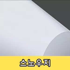 스노우지 300g 명함 카탈로그 팜플렛카달로그종이 지류 종이류 인쇄 문구 사무용 아트 스노우
