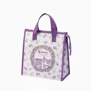 쿠로미 플라워리스 보온보냉 런치백도시락 예쁜치 캐릭터가방 일러스트치 보냉 휴대용보냉 사각치 쿨러