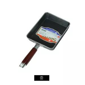 나무손잡이 사각 후라이팬 중계란 말이 브런치 에그 프라이 밀크