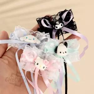 산리오 2종 집게핀 01머리핀 헤어악세사리 액세서리 헤어핀 집게삔 머리삔