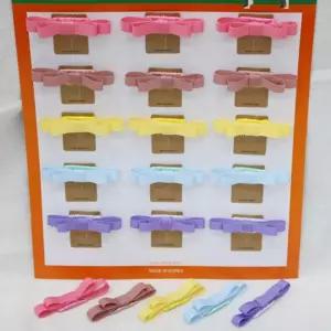 코코아허니 골지이중리본빗살핀1판15개입강아지핀 소품 강아지삔 악세사리 패션