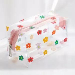[콩심팥심]방수 파우치 여행용 투명 PVC 화장품 지퍼 미니 목욕 귀여운 예쁜