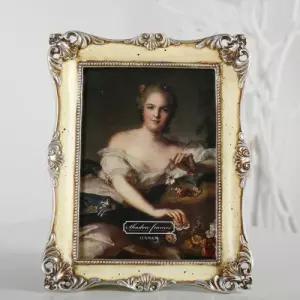 클래식 레이디 엔틱액자(아이보리) 5X7가족 성장앨범 인테리어 탁상용 소품 사진 사진꾸미기