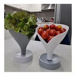 물빠짐 야채그릇1P 상추접시 쌈접시 물빠짐채반