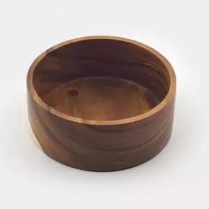 ( )아카시아 샐러드볼 야채볼 반찬 찬기 나무 그릇 23CM