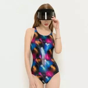 [하프클럽/엘르 수영복]엘르 오로라 해파리 삼각 수영복 ELF-Y107K