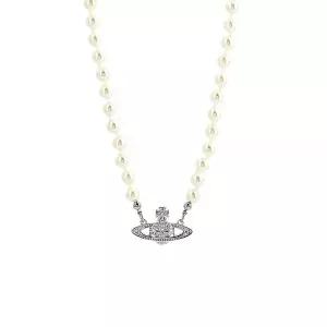 [비비안웨스트우드] 63010100 02P104 미니 펄 바스 릴리프 목걸이