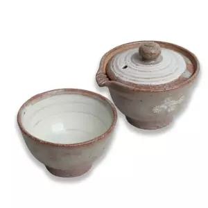 귀얄분청 인화문 여행기 다기세트외국인선물 한국전통 찻잔 녹차 다도 국산 다도구 차도구 용품 용잔