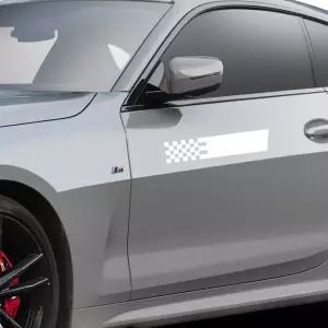 자동차 가림스티커 소형 중형 대형 좌우3세트 화이트데칼 튜닝 량장식 소품 량용 스티카 차커 데칼