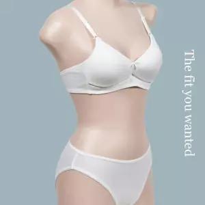 주니어 3단계 A컵 노와이어 브라 팬티 세트 학생 브래지어 셋트 여아 이어 A브라 속옷