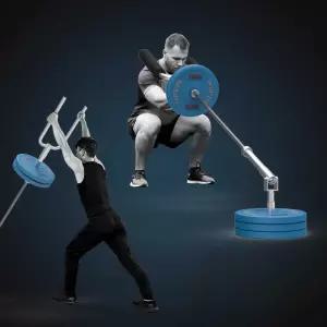 중량 원판 고정식 꽂이 이동식 보관함 거치대 보관