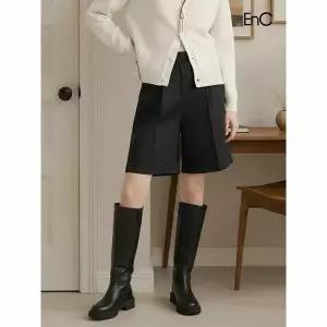 [하프클럽/이앤씨]벨티드 절개라인 버뮤다팬츠 (ENTA14T72W)