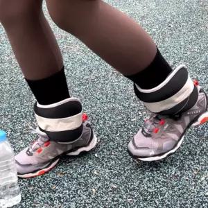 1쌍 각각 1kg 손목 발목 모래주머니 찍찍이 중량벨트 밴드 스랩 웨이 근력 홈트