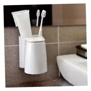 거꾸로 자석 양치컵 칫솔꽂이