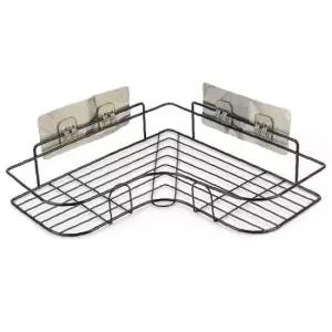 코너 진열 선반 부착형 모서리 철제 수납 다용도 공간 활용형