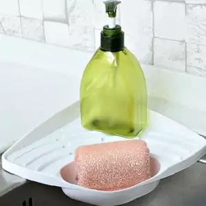 싱크대 물빠짐 수세미 코너 선반 1P 싱크 홀더 받침