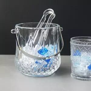 재입고 마시피렌체 아이스버킷와인 집게 유리 얼음 업소용 버켓 손잡이 가정용