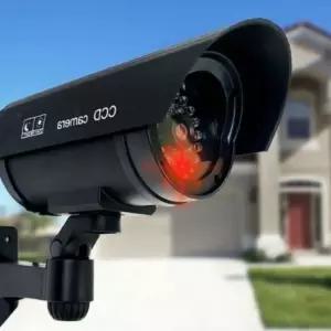 진짜같은 카메라 cctv 감시 돌출형 방범용 모형 CCTV 씨씨티비 원통 편리한CCTV 실외CCTV 가짜 실용적인