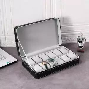 시계보관함 시계함 12자리 케이스 거치대 와인더시계 가죽 주얼리 목걸이 워치 파우치 손목 휴대용 악세사