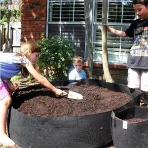 대형화분 튼튼한 부직포 블루베리 블랙토분 꽃화분 텃밭만들기 베란다 원형 원예용 미니 가벼운 저렴한