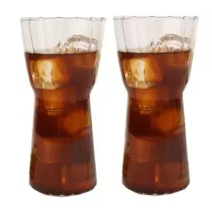 마카 유리컵 카페 물컵 내열 유리잔 글라스 450ml 2P 커피 찻잔 음료잔 집들이선물 다용도 에이드잔 주스잔
