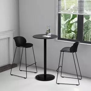 야외 철제 테이블 펜션 스탠딩 높은 바테이블 원형