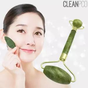 b08 프리미엄 옥 롤러 마사지기얼굴관리지 라인지 안마 롤링지 얼굴지 피부지