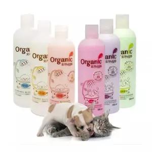 오가닉 강아지 고양이 샴푸 목욕 용품 저자극 천연 보습 500ml MNA