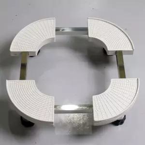 에어컨 실내기받침대 원형 화분 플라스틱대 스탠드 다용도 캐스터다이