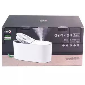 선풍기 가습기 1.7L ZQ-HM700 사무실 인테리어 가정용 팬기 탁상용