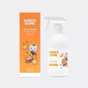쉬즈곤 강아지 고양이 탈취제 냄새 제거 스프레이 시트러스 500ml 1개 MNA