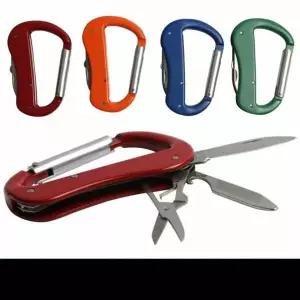 등산용 카라비너 칼 가위 포함 1P