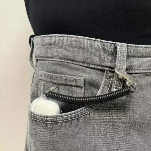 스트랩 블랙 핸드폰 도난방지 스프링줄 ZF